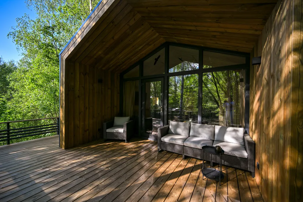 Домик с сауной для уединенного отдыха