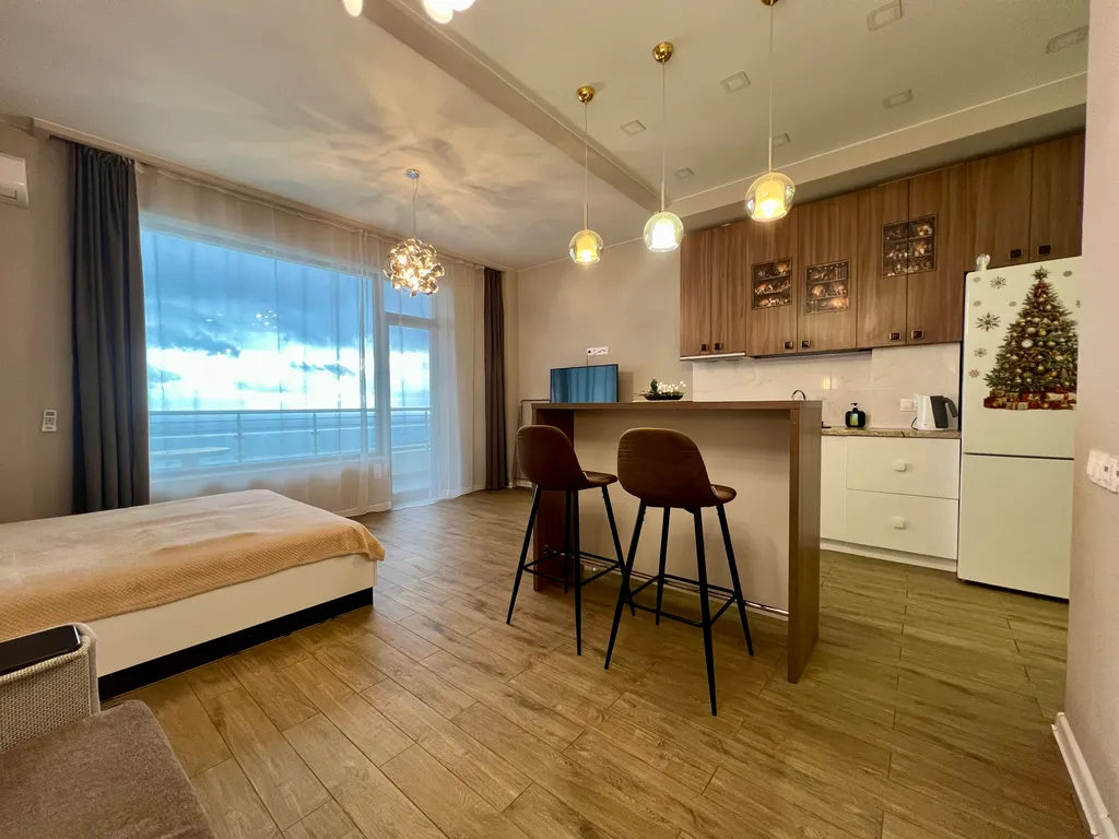 Квартира Просторная студия с видом на море и Ласточкино гнездо. — аренда посуточно в Гаспра