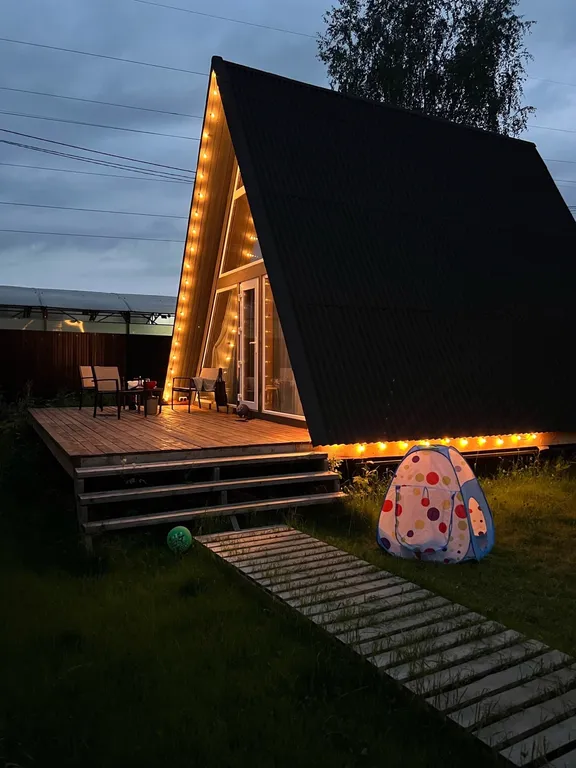 Коттедж Домик А-фрейм — аренда посуточно в Истра