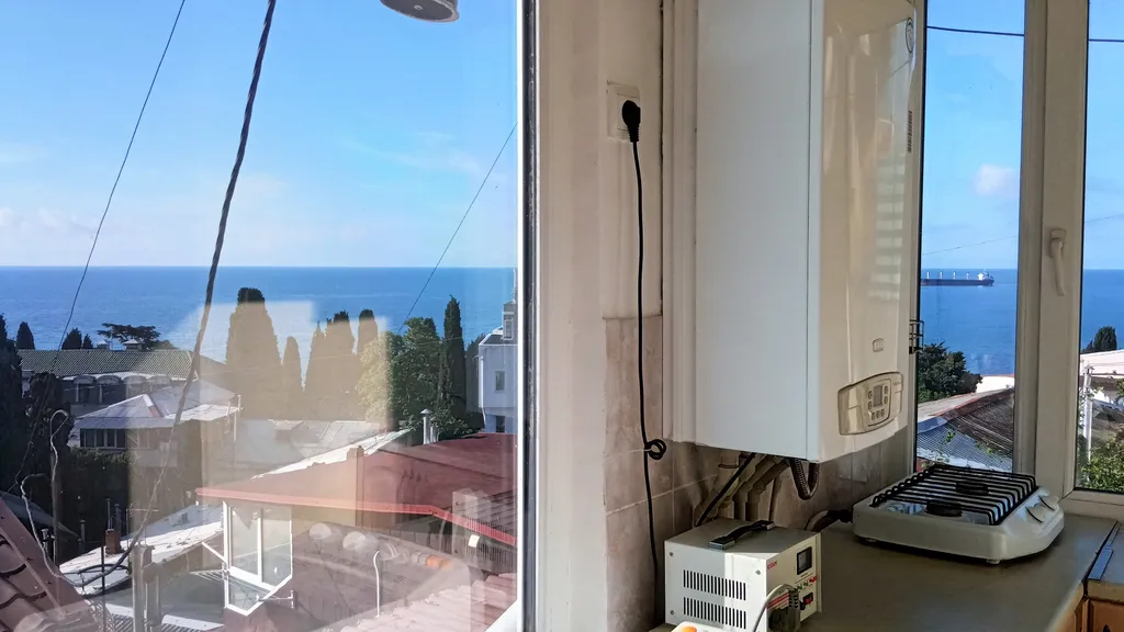 Квартира с видом на море для семьи в 5-6 минутах от пляжа