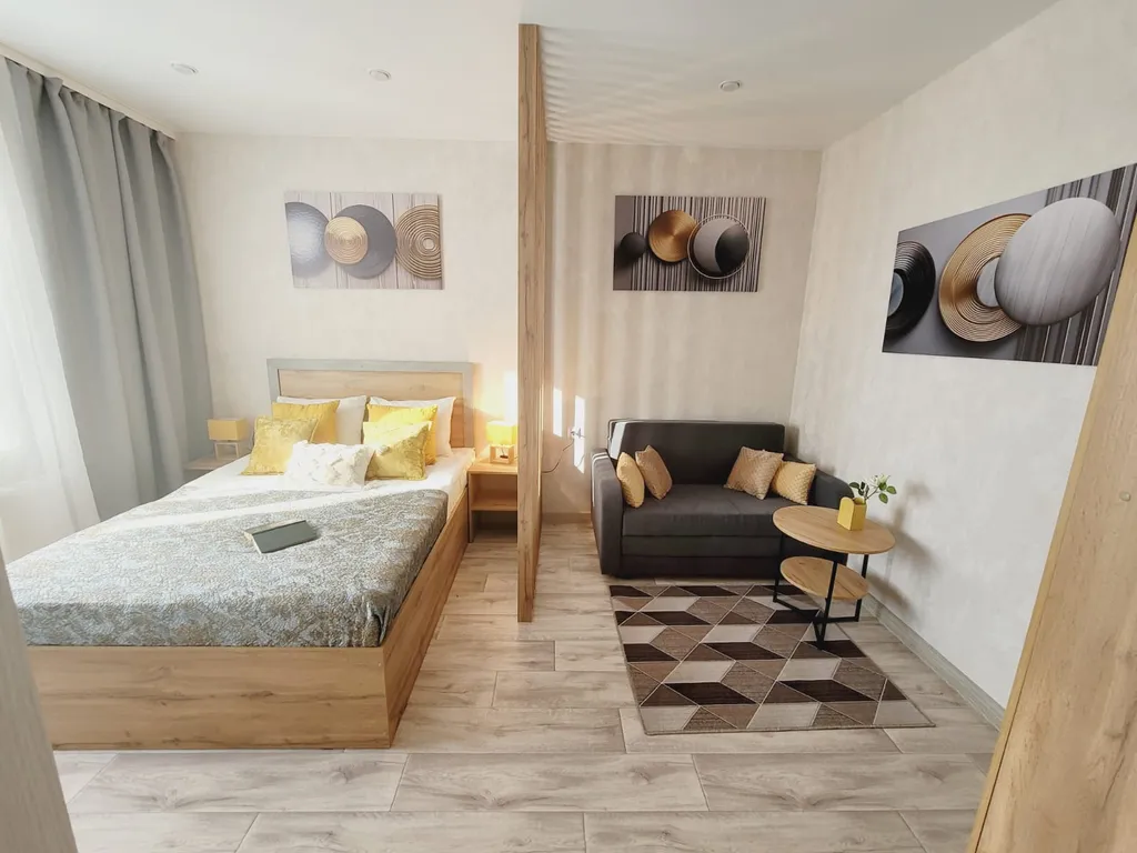 Светлая квартира для семьи и бизнес-путешественников