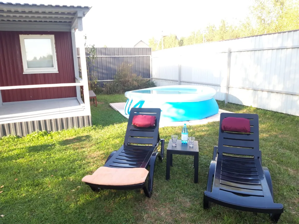 Дом с зоной отдыха на новый год на природе