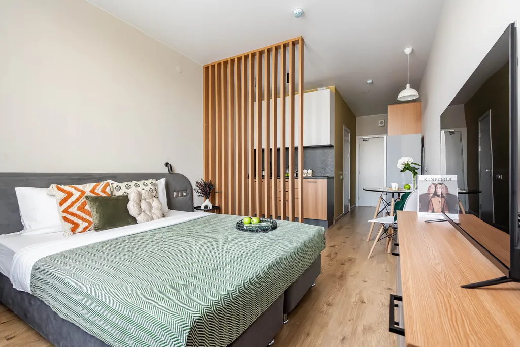 Квартира Квартира Вудгрей Home Apart по дороге на Турухтанные острова — Санкт-Петербург