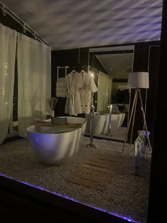 Dobrilovo Village уютный домик с видовой ванной, банным чаном и фурако