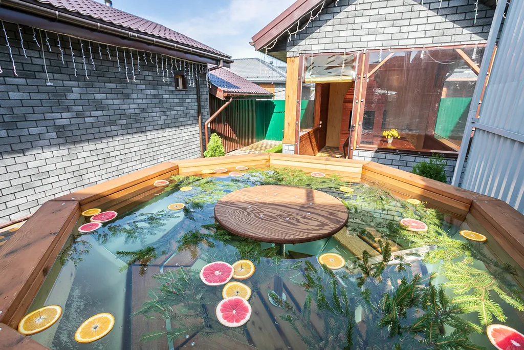 Уютный дом с русской баней и чаном