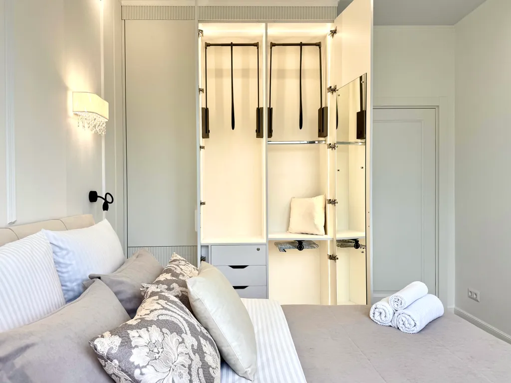 Квартира Квартира Роскошный дизайнерский 2-х комнатный люкс с видом реку и Москва-сити — Москва