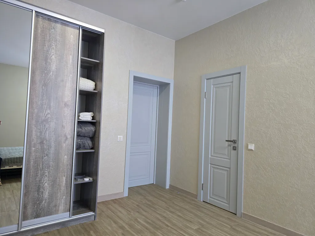 Квартира Квартира Двухместный номер с 1 кроватью Современный номер 28 м² с мини кухней — Самара