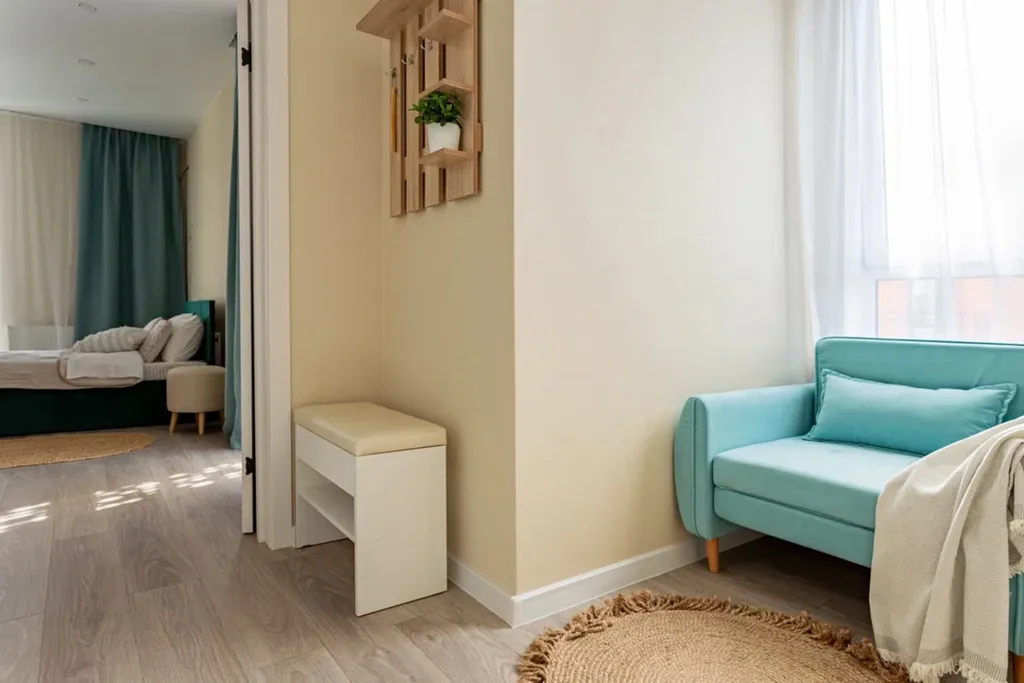 Светлая квартира - студия в ЖК Летний