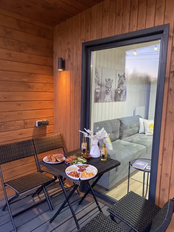 Дом 40m2 — чан, кухня, закрытая территория