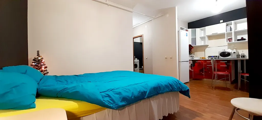 Студия для пары с видом на рассвет