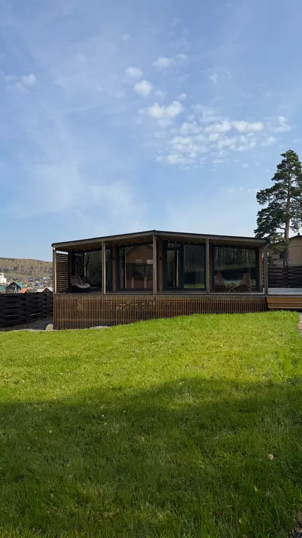 Шале с баней на дровах