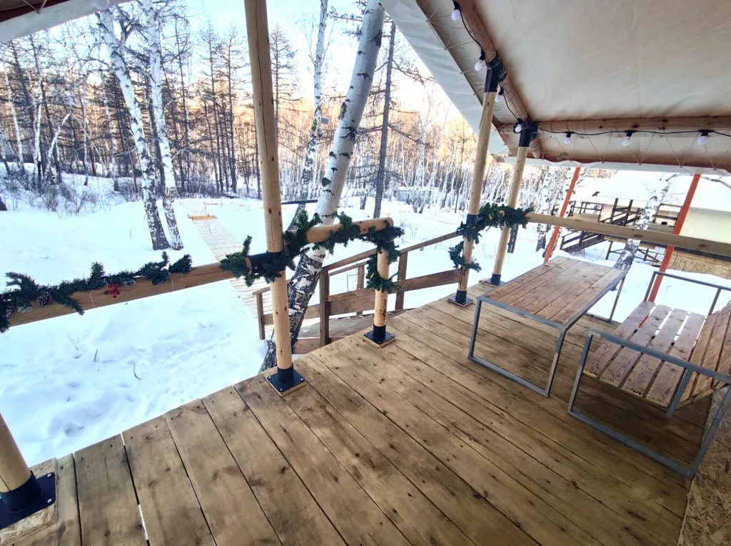 Уютное шале на природе в экопарке