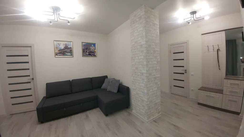 Уютная евродвушка в серых тонах