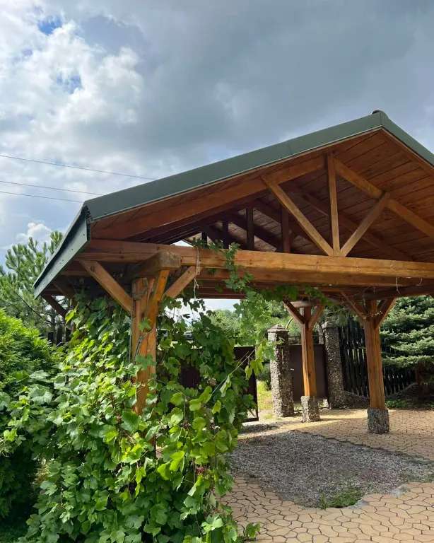 Экодом из столетнего бруса