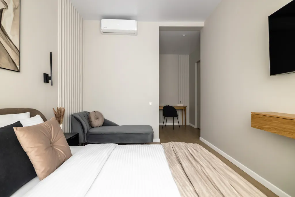 Квартира Квартира ДВУХКОМНАТНЫЕ АПАРТМЕНТЫ 'ЛАТТЕ ФЛЭТПОРТ' РЯДОМ С МОСКВА-СИТИ, для 5 г — Москва