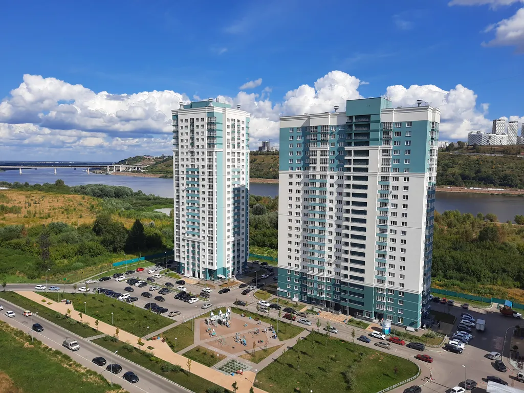 Квартира Апартаменты с панорамным видом на реки и мосты — Нижний Новгород