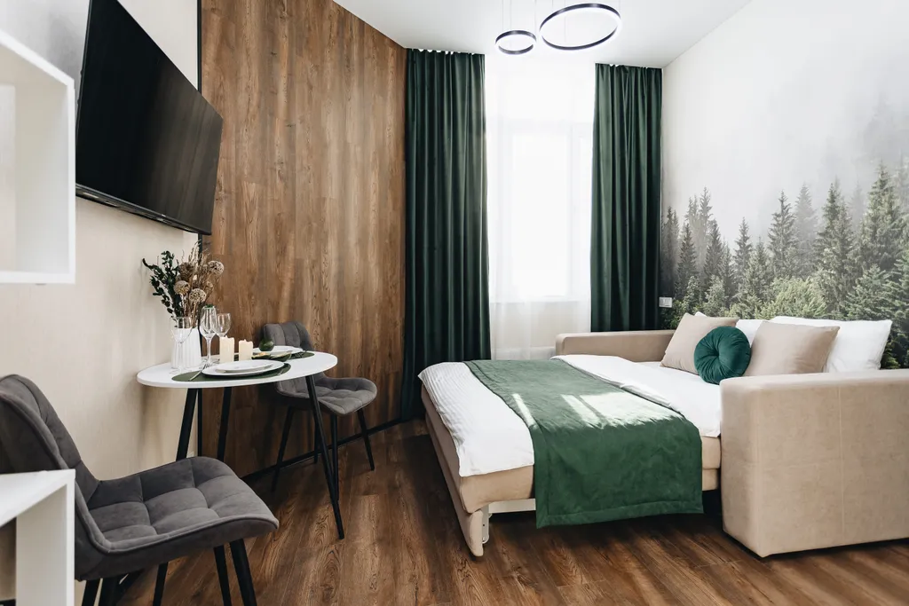 Стильная квартира-студия в ЖК Шория град