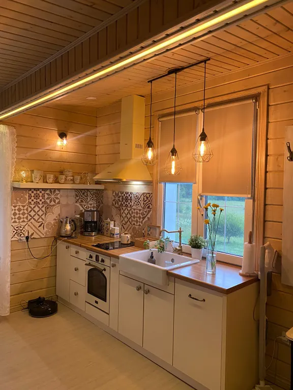 Дом с видом на озеро без соседей