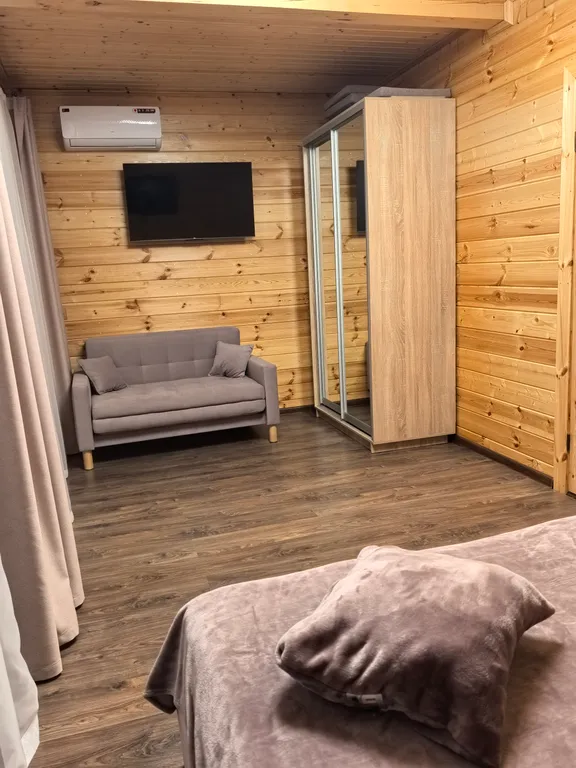 Дом на берегу Ладоги с песчаным пляжем, баня с купелью