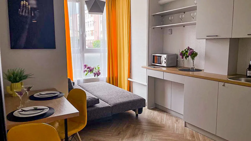 Студия для двоих недалеко от центра
