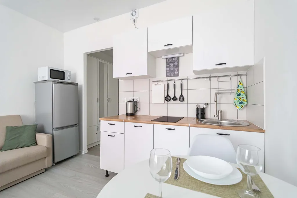Квартира Апартаменты у метро Некрасовка Green Beige — Москва