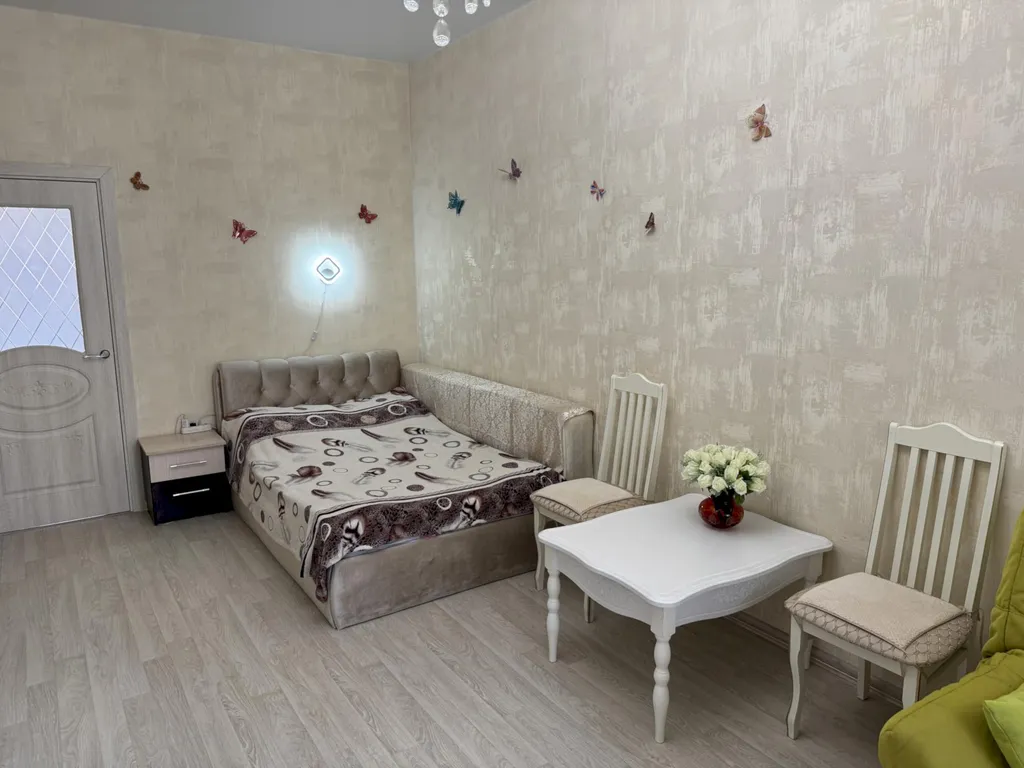 Квартира 1-к квартира с балконом и видом на горы - жк Черноморский — Геленджик