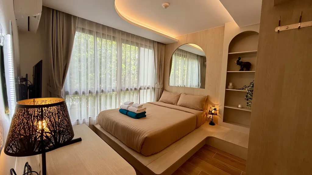 Чудесная квартира около пляжа Камала с бассейном, спортзалом и шатлом — аренда посуточно в Пхукет