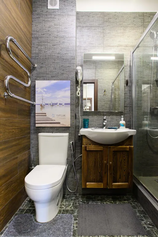 Апартамент на "5" (студия+спальня) № 505 с видом на трассы и долину