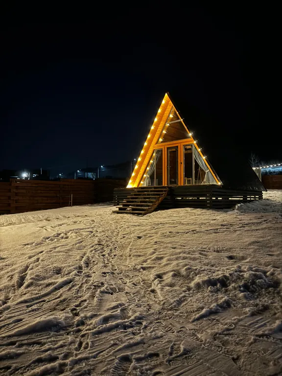 Коттедж А-фрейм с видом на горы — аренда посуточно в Усть-Муны