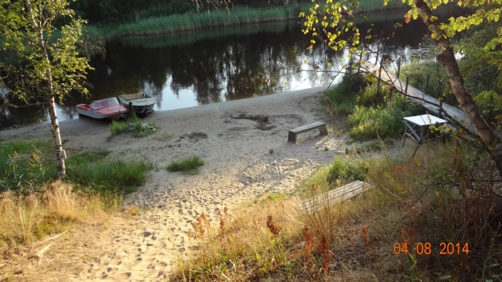 Домик охотника с баней на дровах