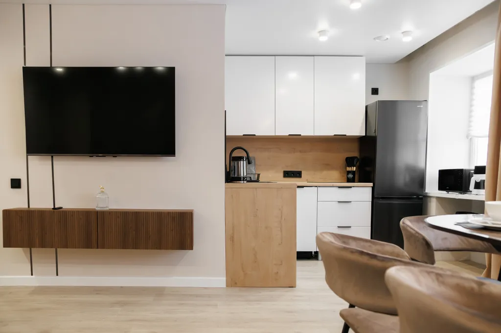 Новая квартира с 2-мя спальнями и большой кухней-гостиной