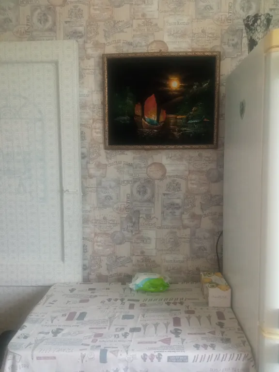 Уютная однокомнатная квартира, с видом на море, без балкона