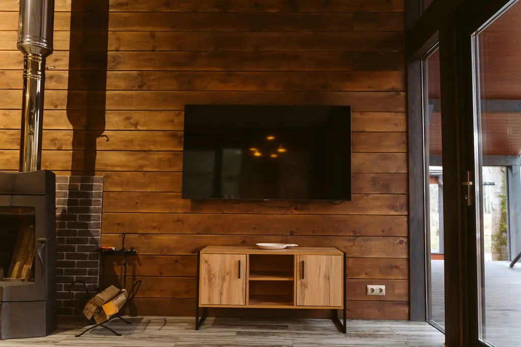 Коттедж Minos с камином