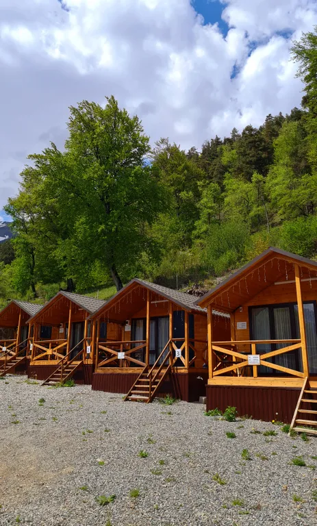 Экодомик с великолепным видом на горы