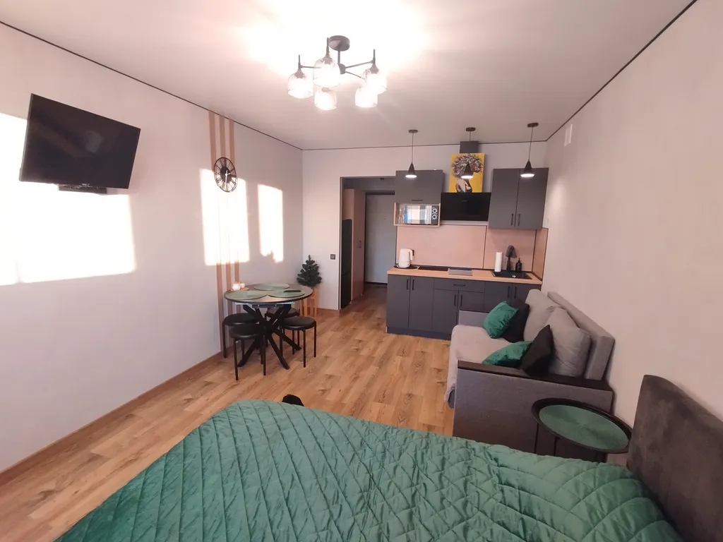 Уютная студия с видом на парк