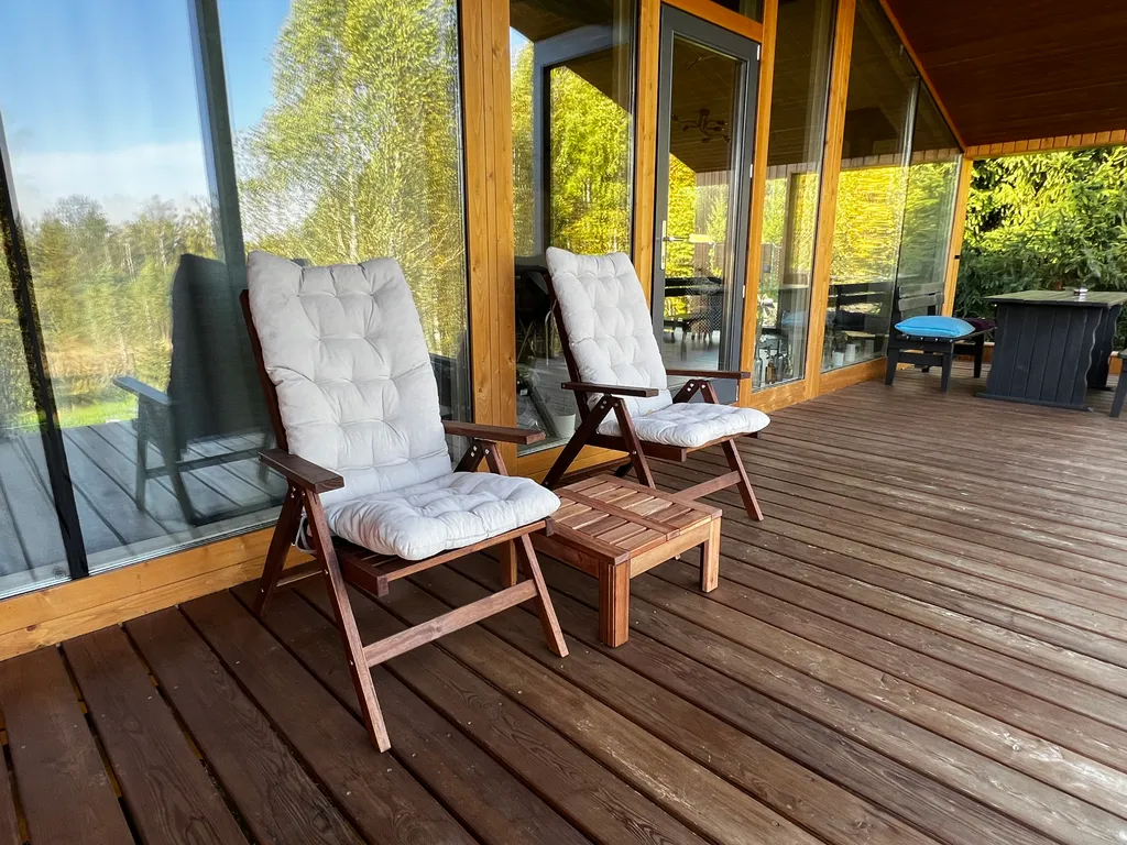 Коттедж с панорамными окнами Куско на Истринском водохранилище