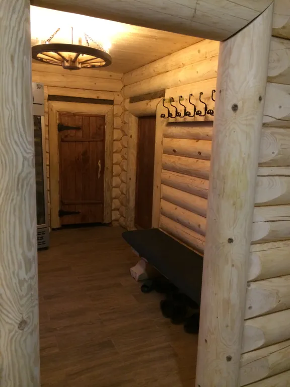 Дом с баней в сосновом бору на озере