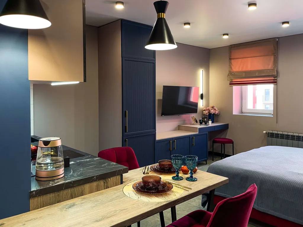 Дизайнерская студия премиум-класса в новом ЖК Дом на набережной