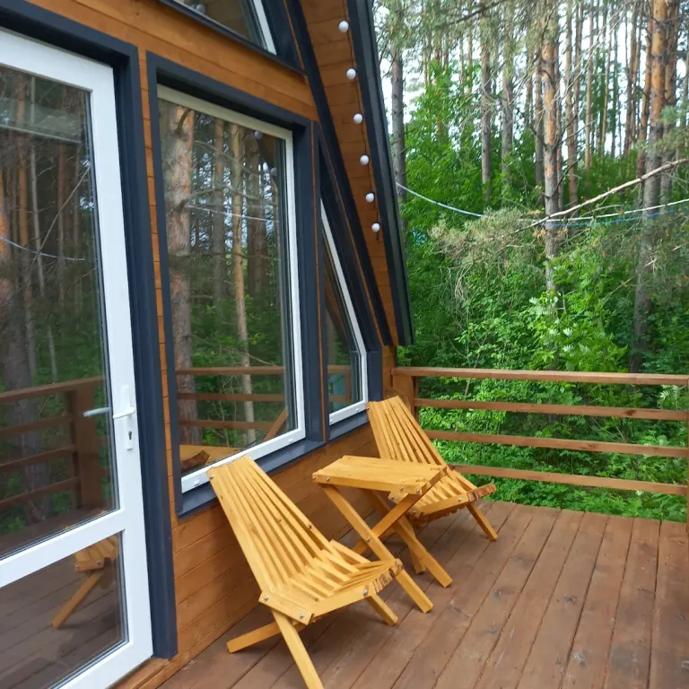 Глэмпинг A-frame Дом-1