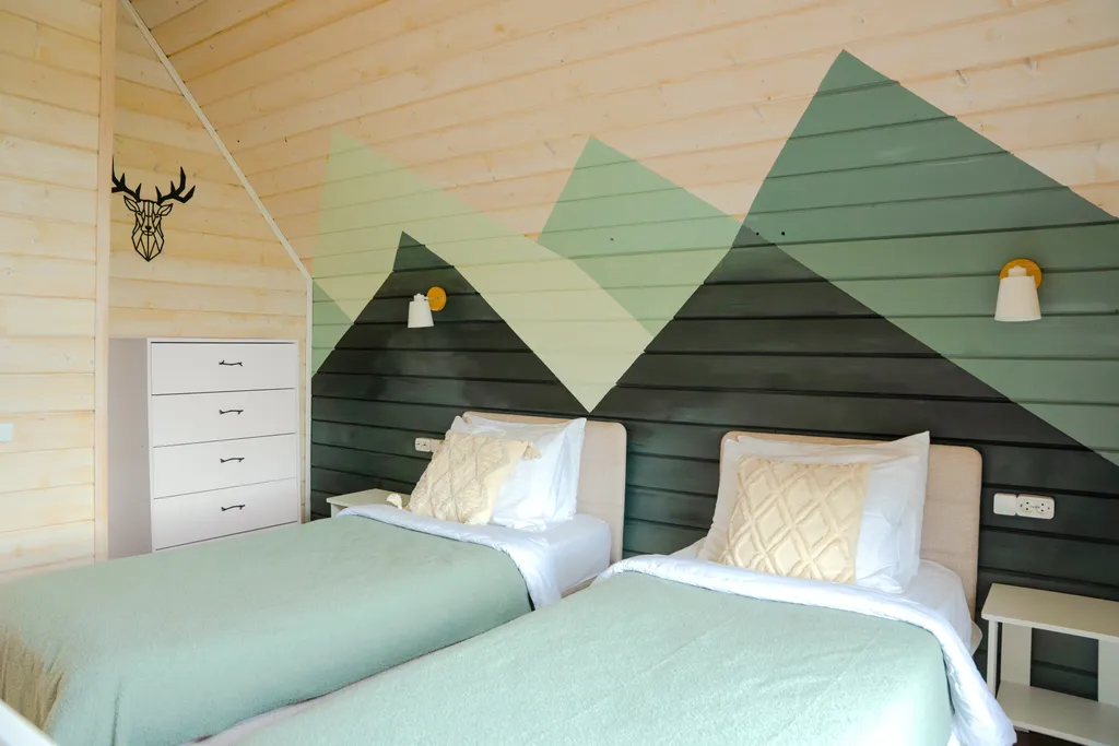 Коттедж с баней и банным чаном