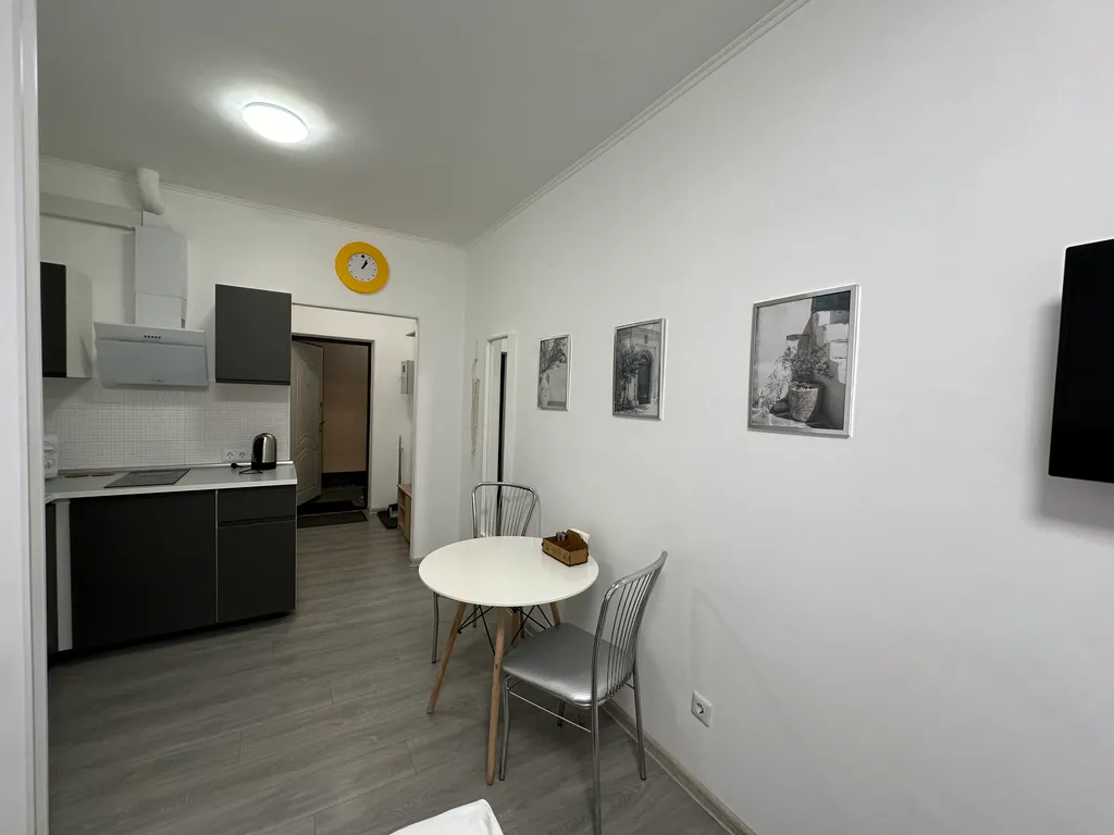 Светлая студия с видом на реку