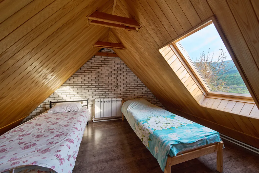 Дом в альпийском стиле в видом на горы