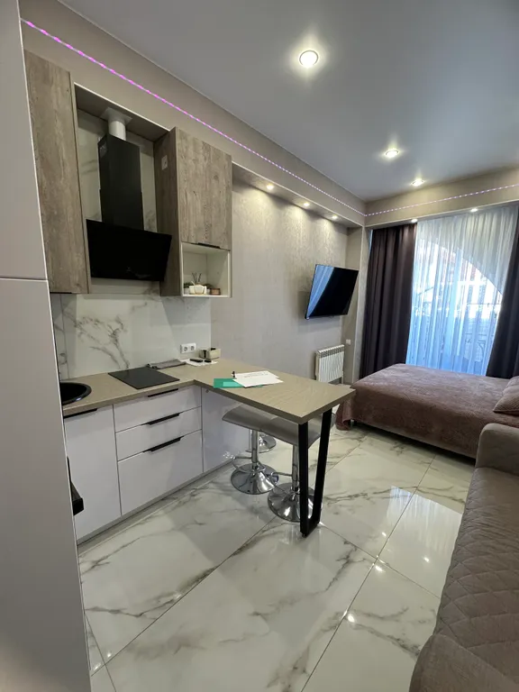 Квартира Квартира Уютная студия с видом на море — Геленджик