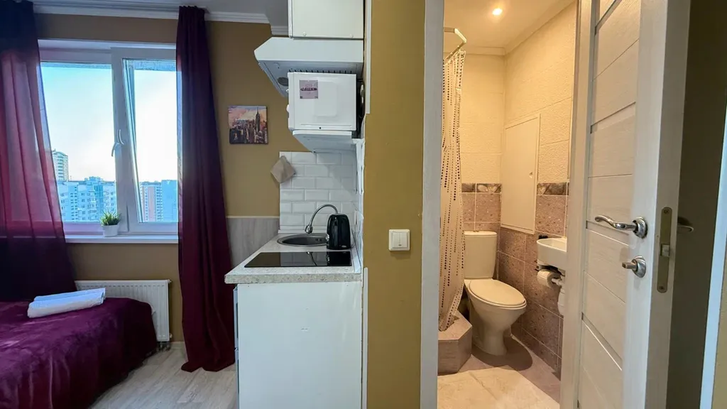 Квартира Квартира Уютная студия в ЖК Город — Москва