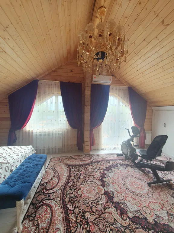 Уютный загородный дом из бруса с баней и чаном на дровах