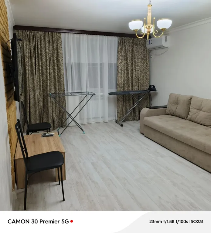 Квартира Однокомнатная светлая квартира в пешей доступности от моря — Махачкала