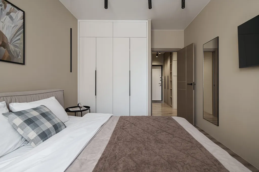 Лаконичная квартира Бурбон в ЖК Притяжение