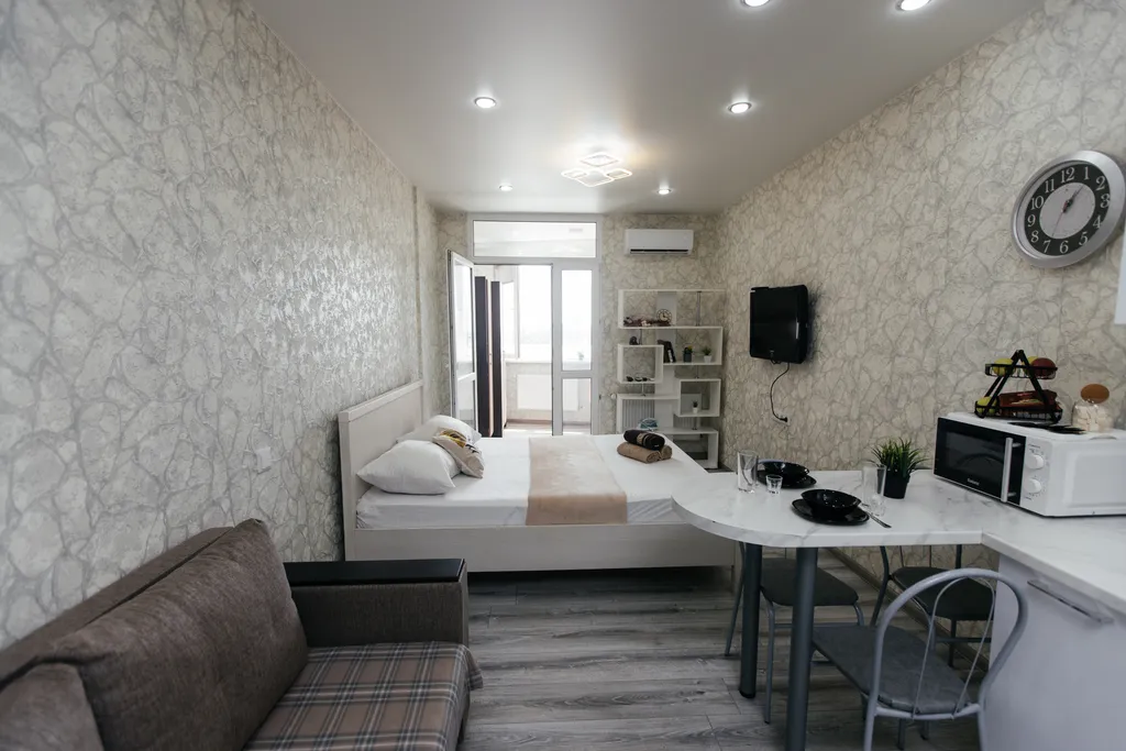 Уютная студия для семья с видом на реку Дон