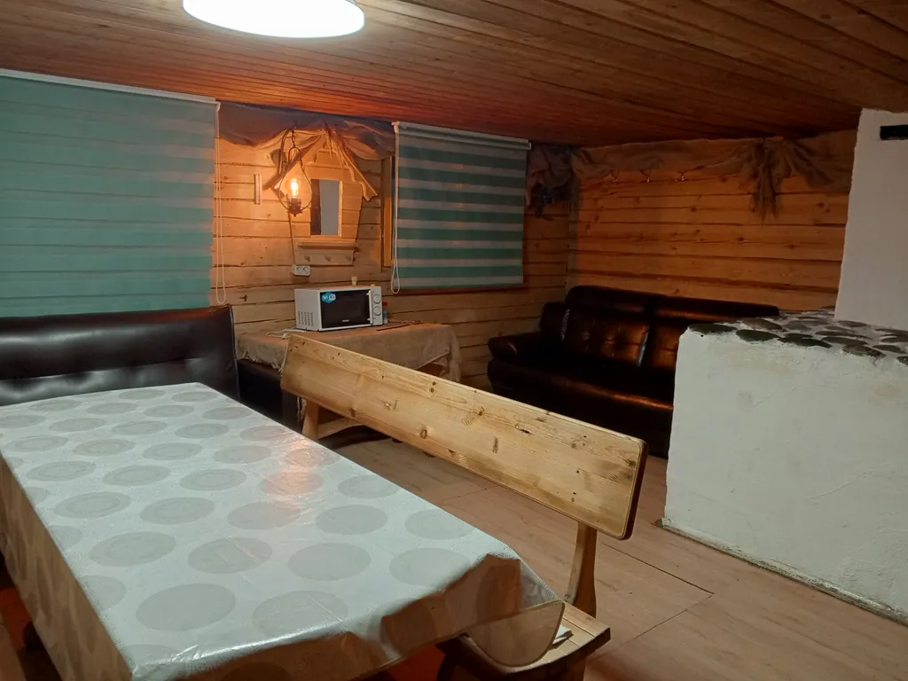 Новый год с русской баней на дровах