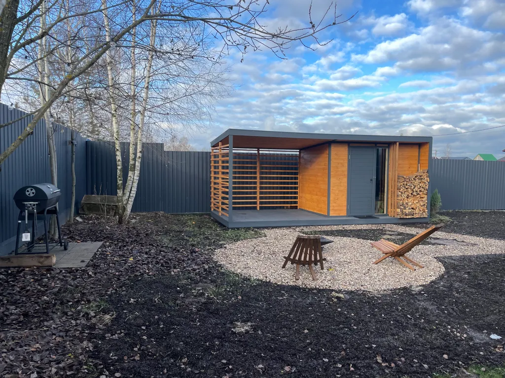 Уютный дом в стиле Барнхаус